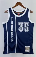 NBA New 15-16 Men Oklahoma City Thunder Dark Blue #35 DURANT Swingman Jersey