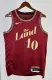 NBA  2024 Men Cleveland Cavaliers City Edition Red #10 GARLAND Jersey High Quality Name and Number Print