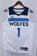 NBA Men 2023 Minnesota Timberwolves White #1 ANDERSON Jersey High Quality Name and Number Print