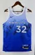 NBA Men 2024 Minnesota Timberwolves City Edition Blue #32 TOWNS Jersey High Quality Name and Number Print
