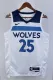NBA Men 2023 Minnesota Timberwolves White #25 ROSE Jersey High Quality Name and Number Print
