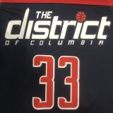 NBA Men 2023 Washington Wizards with Jordan Logo Dark Blue #33 KUZMA Jersey High Quality Name and Number Print