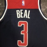 NBA Men 2023 Washington Wizards with Jordan Logo Dark Blue #3 BEAL Jersey High Quality Name and Number Print