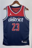 NBA Men 2023 Washington Wizards with Jordan Logo Dark Blue #23 JORDAN Jersey High Quality Name and Number Print