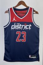 NBA Men 2023 Washington Wizards with Jordan Logo Dark Blue #23 JORDAN Jersey High Quality Name and Number Print