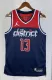 NBA Men 2023 Washington Wizards with Jordan Logo Dark Blue #13 POOLE Jersey High Quality Name and Number Print