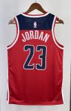 NBA Men 2023 Washington Wizards Red #23 JORDAN Jersey High Quality Name and Number Print