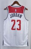 NBA Men 2023 Washington Wizards White #23 JORDAN Jersey High Quality Name and Number Print