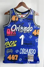 NBA Season 94-95 Orlando Magic Retro Blue #1 McGRADY Swingman Jersey