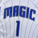NBA Season 2023 Orlando Magic White #1 McGRADY Jersey High Quality Name and Number Print