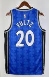 NBA Season 2024 Orlando Magic Retro Blue #20 FULTZ Jersey High Quality Name and Number Print