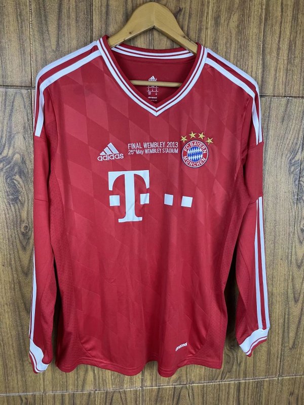 13/14 Bayern Munich Home Retro Jersey Long Sleeve
