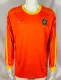 1998 Brazil Orange Goalkeeper Retro Jersey Long Sleeve