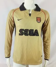 01/02 Arsenal Away Retro Jersey Long Sleeve