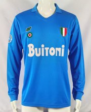 87/88 Napoli Home Retro Jersey Long Sleeve Thail  Quality