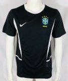 2002 Brazil Goalkeeper Black Retro Jersey