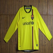 08/09 Barcelona Away Retro Jersey Long Sleeve
