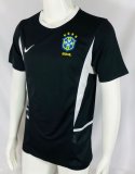 2002 Brazil Goalkeeper Black Retro Jersey