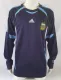 2006 Argentina Away Retro Jersey Long Sleeve Fans Version