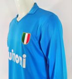 87/88 Napoli Home Retro Jersey Long Sleeve Thail  Quality