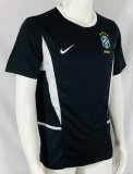 2002 Brazil Goalkeeper Black Retro Jersey