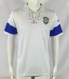 2004 Brazil White Retro Jersey