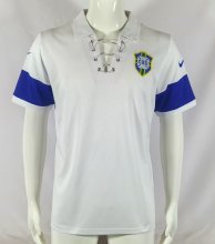 2004 Brazil White Retro Jersey