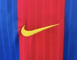 16/17 Barcelona Home Retro Jersey Long Sleeve