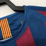 05/06 Barcelona Home Retro Jersey Liga Version Long Sleeve