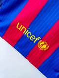 16/17 Barcelona Home Retro Jersey Long Sleeve