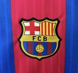 16/17 Barcelona Home Retro Jersey Long Sleeve