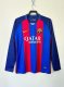 16/17 Barcelona Home Retro Jersey Long Sleeve