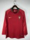 2018 Portugal Home Retro Jersey Long Sleeve