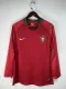2018 Portugal Home Retro Jersey Long Sleeve