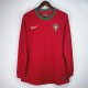 2012 Portugal Home Retro Jersey Long Sleeve