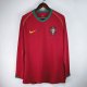 2006 Portugal Home Retro Jersey Long Sleeve
