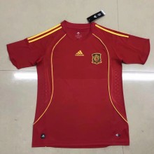2008 Spain Home Fans Version Retro Jersey