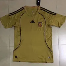 2008 Spain Away Fans Version Retro Jersey