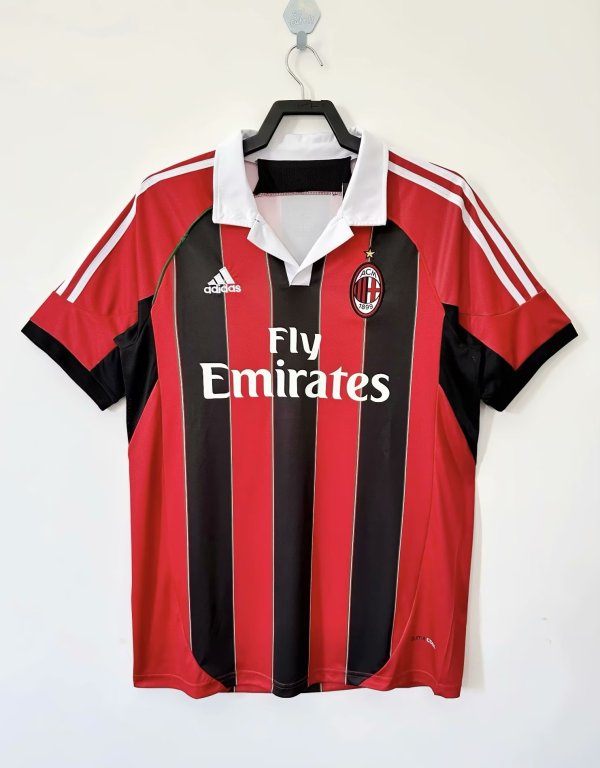 12/13 AC Milan Home Retro Jersey