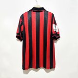 93/94 AC Milan Home Retro Jersey With Champions Patch