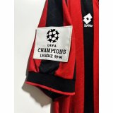 93/94 AC Milan Home Retro Jersey With Champions Patch
