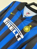 98/99 Inter Milan Home Retro Jersey Long Sleeve