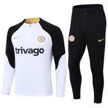 23/24 Chelsea White Sweater Tracksuit Thai Quality