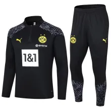23/24 Dortmund Black Sweater Tracksuit Thai Quality