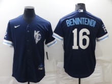 Kansas City Royals BENNTENDI 16 Nike Navy 2022 City Connect Jersey