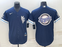 Kansas City Royals Nike Navy Blue Color Jersey