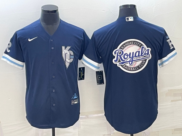 Kansas City Royals Nike Navy Blue Color Jersey