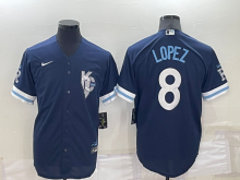 Kansas City Royals LOPEZ 8 Jersey