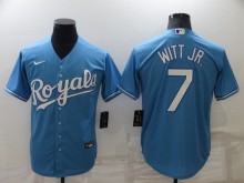 Kansas City Royals Light Blue WITT JR. #7 Jersey