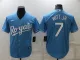 Kansas City Royals Light Blue WITT JR. #7 Jersey
